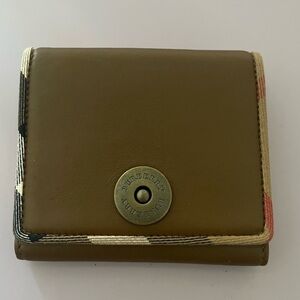 Burberry Vintage Brown Leather Wallet- excellent condition